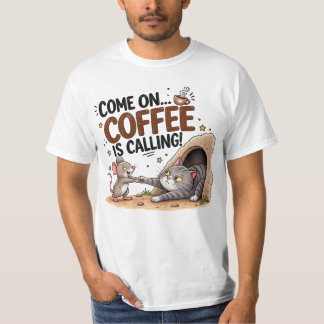 T-shirt Humour sur le café pour les amateurs de café au qu