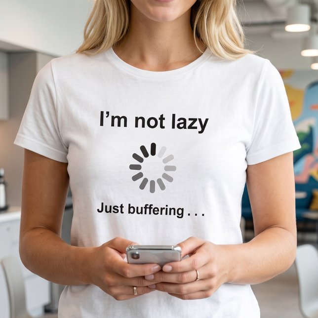 T-shirt Humour Technologique Drôle | Je ne suis pas paress (Créateur téléchargé)