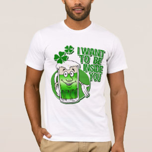 T-shirt Humour vert irlandais drôle de bière
