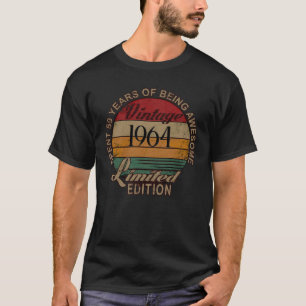 T-Shirt humour vintage 60e anniversaire 1964