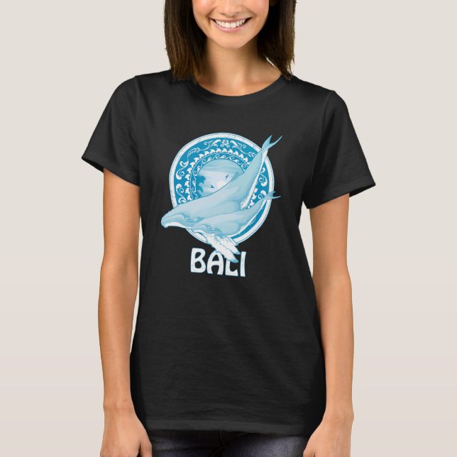 T-shirt Humpback Whales Dive Bali Indonesia (Devant)