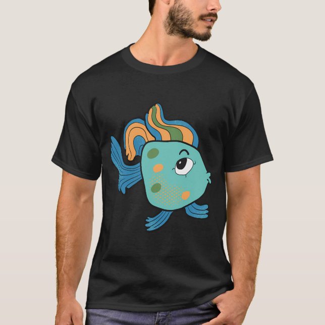 T-shirt Humphrey le poisson tropical (Devant)