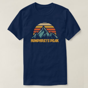 T-shirt Humphreys Peak Arizona Retro Turquoise