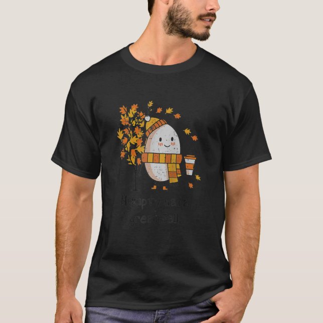 T-shirt Humpty A Eu Une Grande Automne Automne Distressé L (Devant)