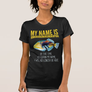 T-shirt Humuhumunukunukapuaa - Poisson de nom le plus long