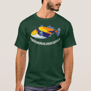 T-shirt Humuhumunukunukuapuaa Poisson de l'État hawaïen