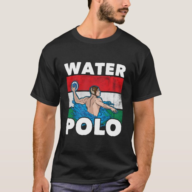 T-shirt Hungary Water Polo For Hungarian Water Polo Player (Devant)