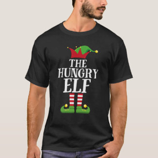 T-shirt Hungry Elf Family Matching Christmas Pajama