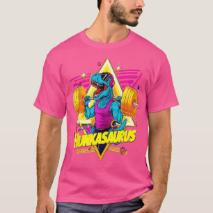 T-shirt Hunkasaurus Gym Workout T-Rex Powerlifting Bodybui