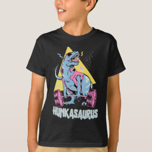 T-shirt Hunkasaurus T Rex Dinosaure Drôle De Gym Et De Spo