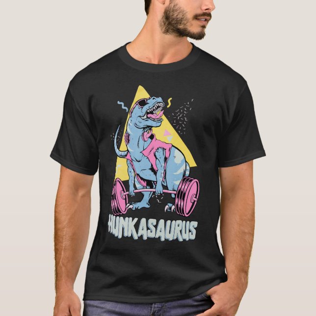 T-shirt Hunkasaurus T Rex Dinosaure Drôle De Gym Et D'entr (Devant)