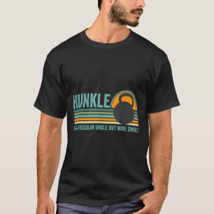 T-shirt Hunkle Funny Uncle Cadeau Hunky Uncle Swole Mème B