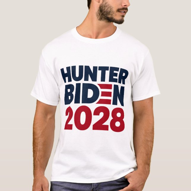 T-shirt Hunter Biden Président 2028 (Devant)
