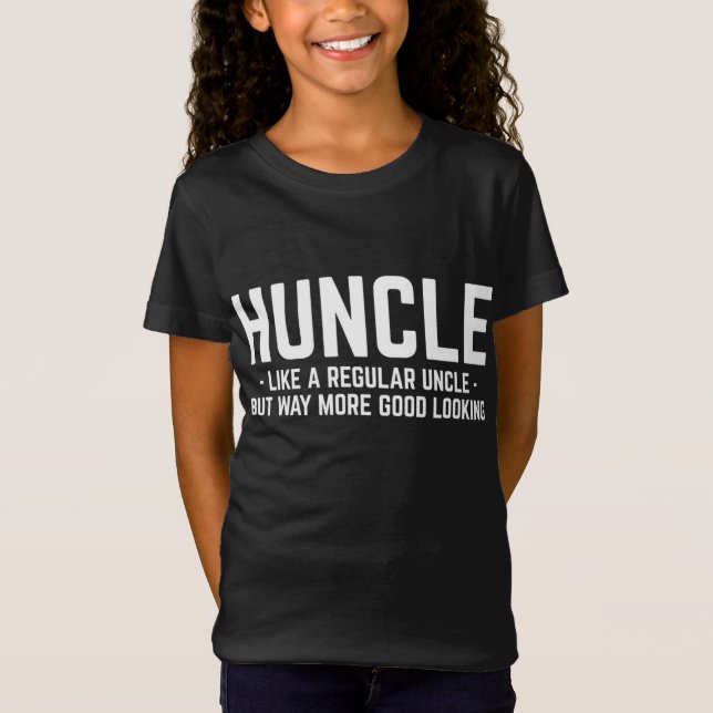 T-Shirt Hunter Comme Oncle Régulier Beaucoup Plus Bon Rega (Devant)