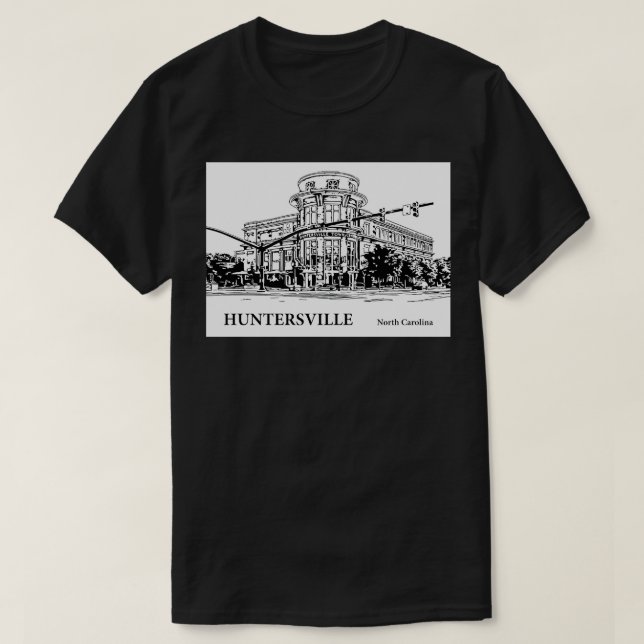 T-shirt Huntersville Caroline du Nord 3 (Design devant)
