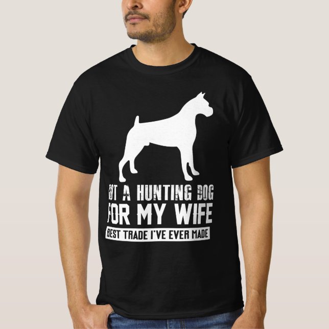 T-shirt Hunting dog owner (Devant)