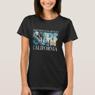 T-shirt Huntington Beach California Beach Surf