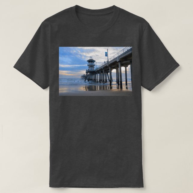 T-shirt Huntington Beach Pier T (Design devant)