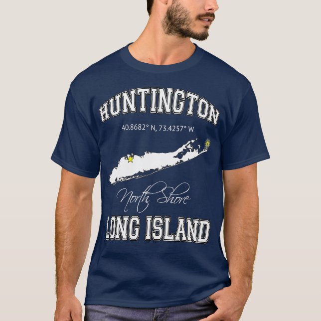 T-shirt Huntington Long Island New York (Devant)
