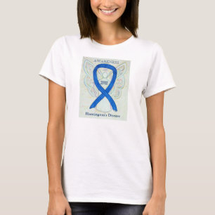 T-shirt Huntington's Disease Awareness Ribbon Angel Shirt