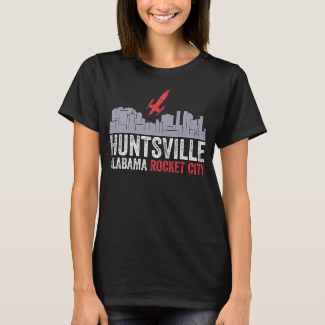 T-shirt Huntsville Alabama Rocket City (Devant)
