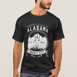 T-shirt Huntsville Alabama - Ville des fusées, Star de l'A