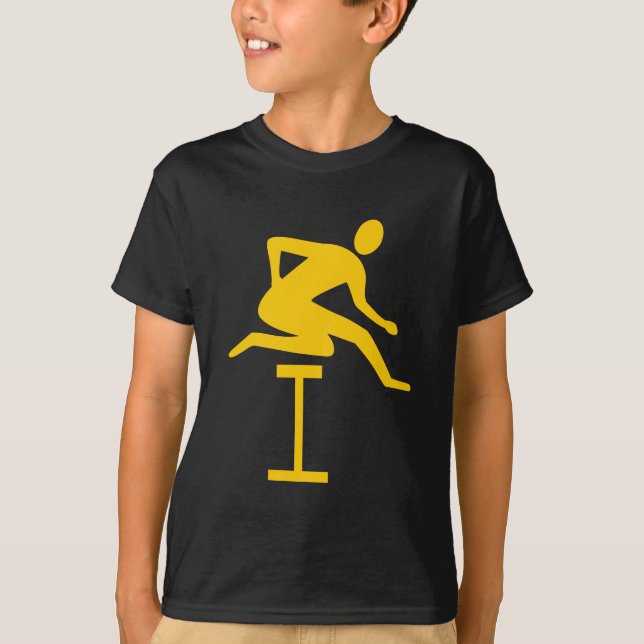 T-shirt Hurdling - Ambre (Devant)