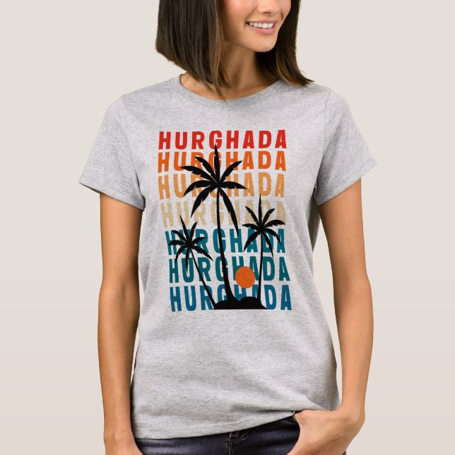T-shirt Hurghada féminin (Devant)