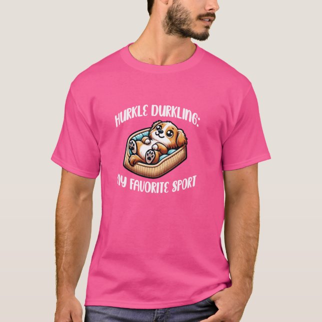T-shirt Hurkle Durkling Mon sport préféré, conception de c (Devant)