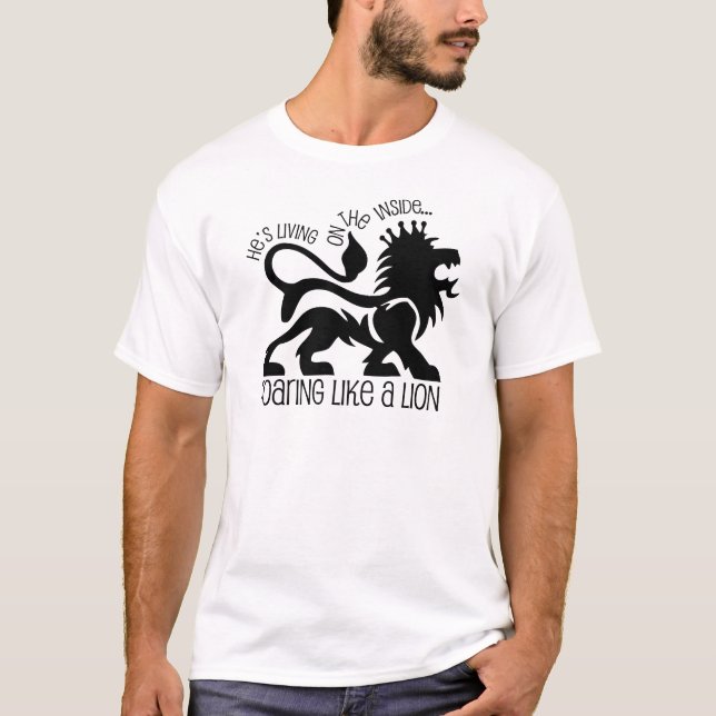 T-shirt Hurlement comme un lion (Devant)