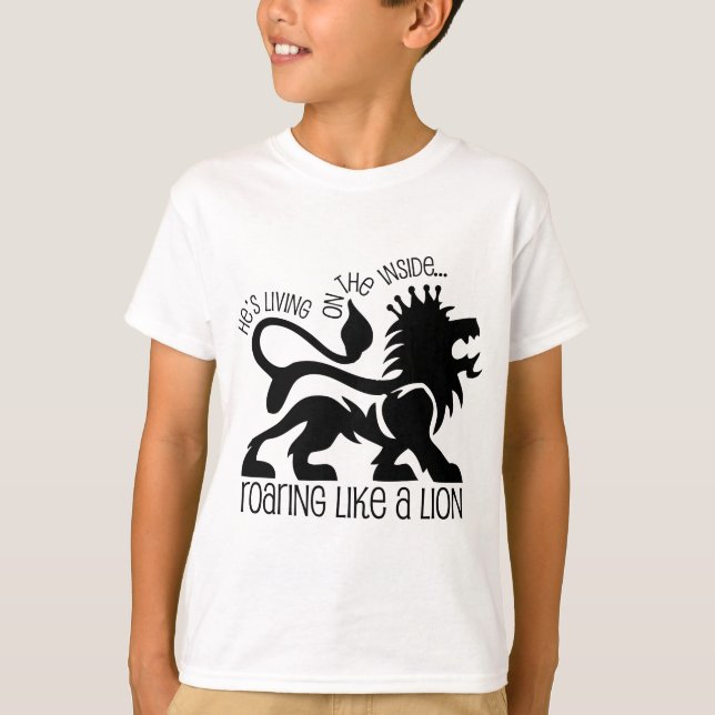 T-shirt Hurlement comme un lion (Devant)