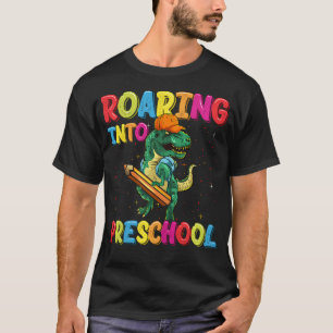 T-shirt Hurlement en maternelle Dinosaure Rentrée scolaire