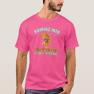 T-shirt Hurlement en première année Rex dinosaure retour à