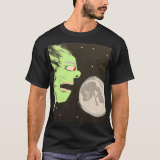 T-shirt hurler sur la lune