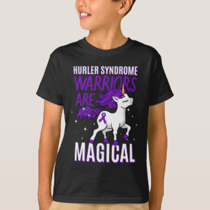 T-shirt Hurler Syndrome Guerrier Sensibilisation Unicorne 