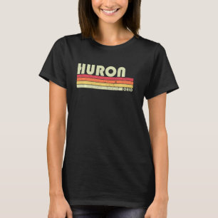 T-shirt Huron Oh Ohio Funny City Accueil Racines Retro les
