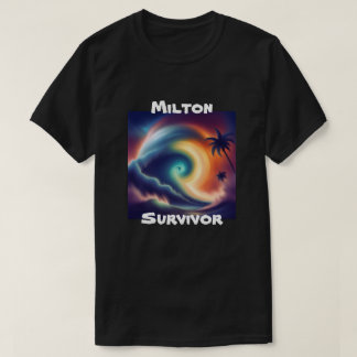 T-shirt Hurricane Milton Survivant Florida Storm