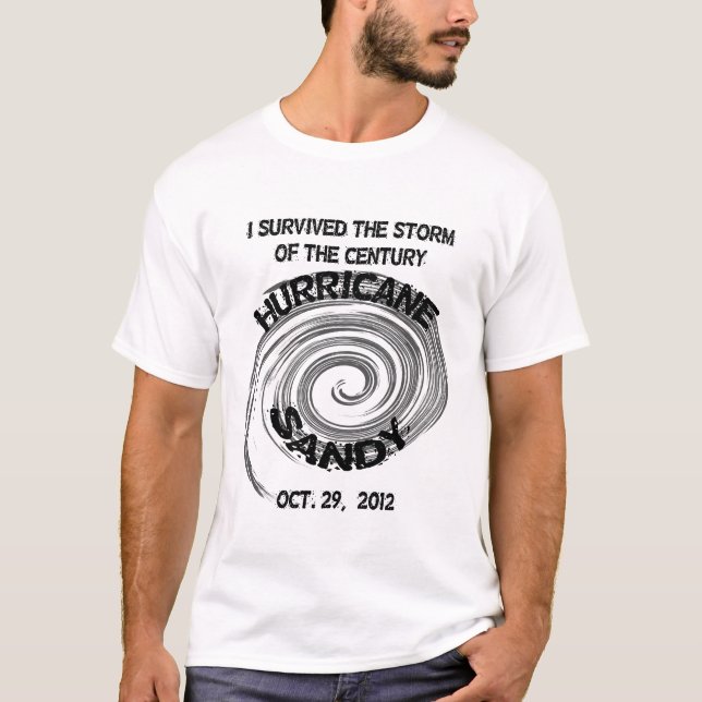 T-shirt Hurricane Sandy (Devant)