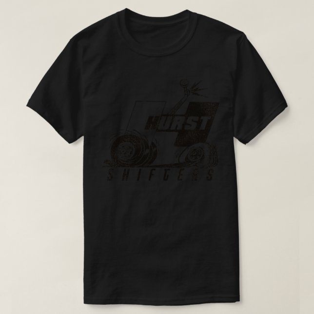 T-shirt Hurst Drag Racing Shifters (Design devant)