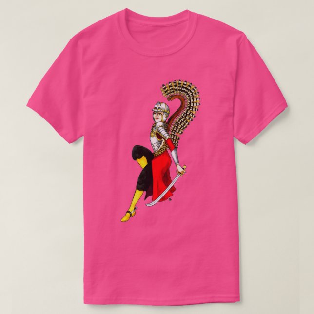 T-shirt Husaria Honey Pin Up Girl (Design devant)
