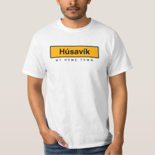 T-shirt Husavik ma ville natale Islande meilleure chanson