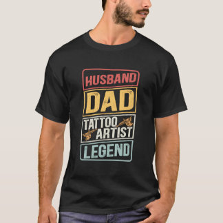 T-shirt Husband Dad Tattoo Legend Father'S Day