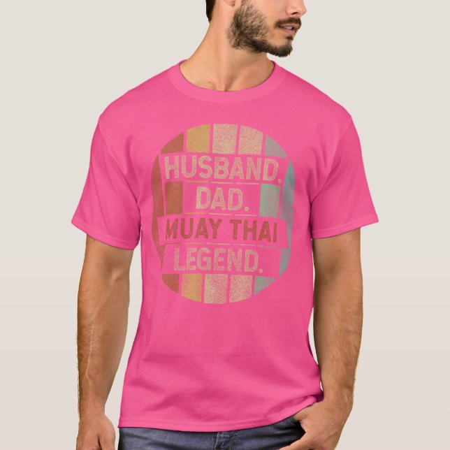T-shirt Husband Papa Muay Thai Legend (Devant)