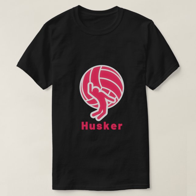 T-shirt Husker Volleyball (Design devant)