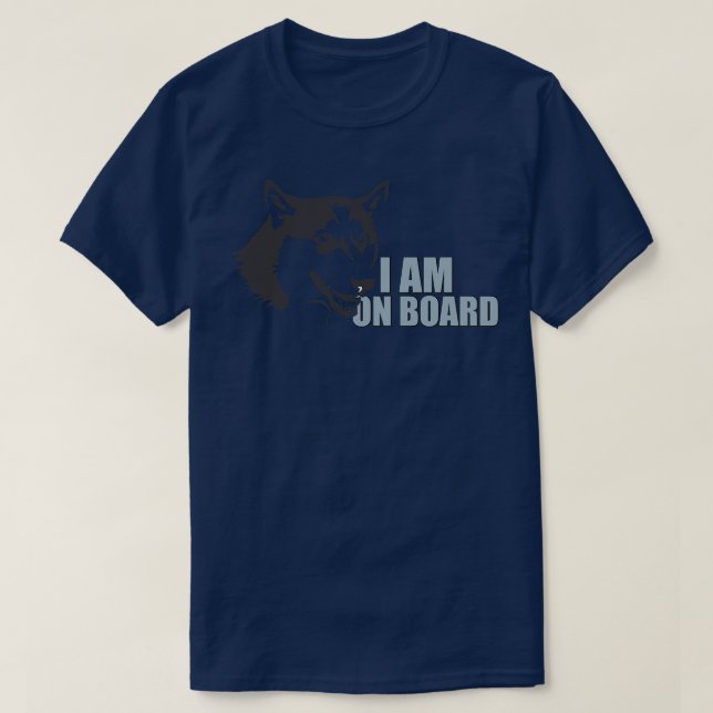 T-shirt HUSKY à bord (Design devant)