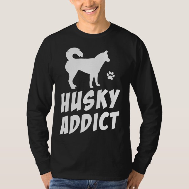 T-shirt Husky Addict (Devant)