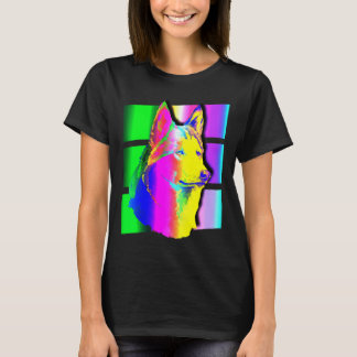 T-shirt Husky Art Animal