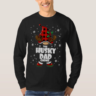 T-shirt Husky Dad Gnome Christmas Husky Papa Siberian Husk