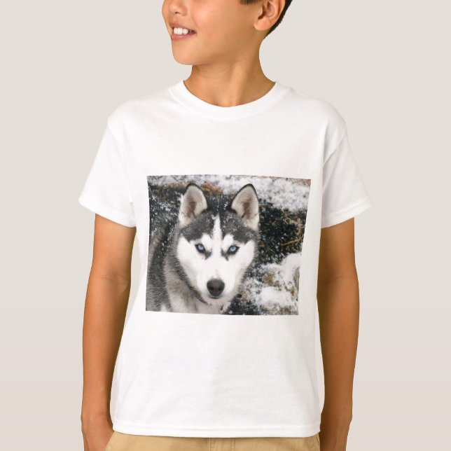 T-shirt Husky dog (Devant)