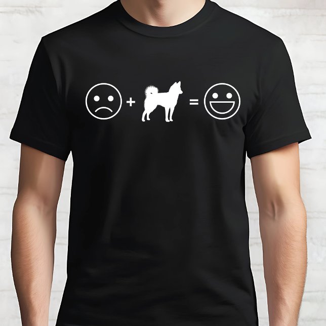T-shirt Husky égale le bonheur (Créateur téléchargé)
